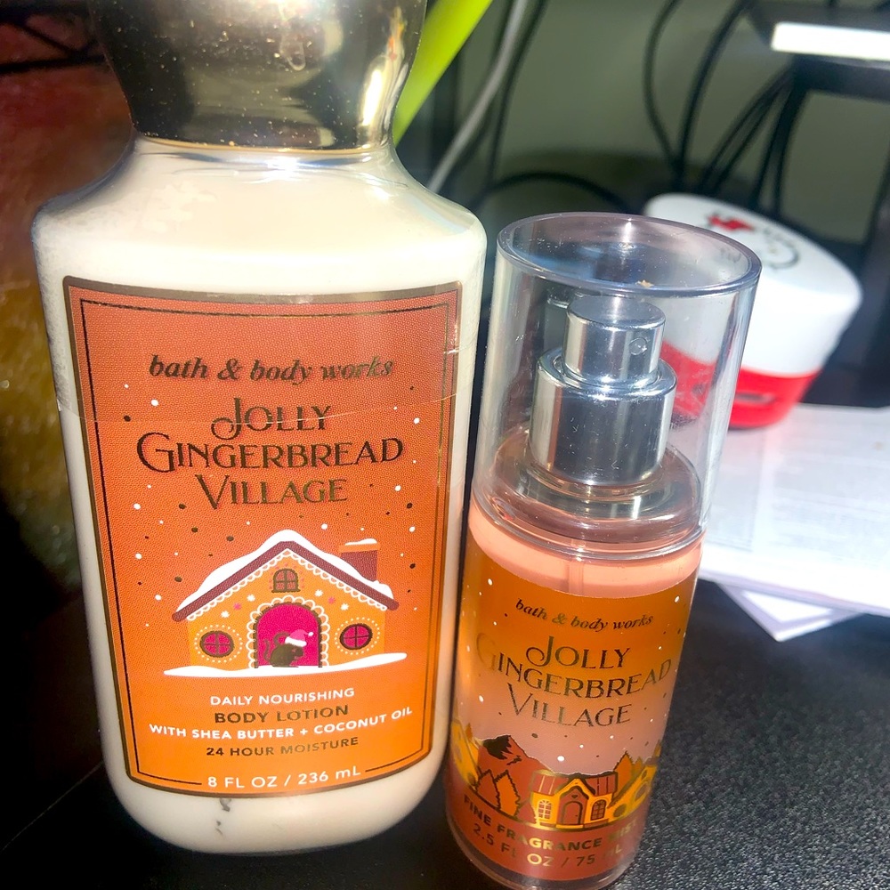 *SOLD* Jolly Gingerbread Lotion and Mini Mist Spray